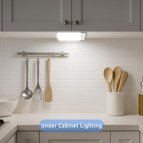 WhitePoplar ideal for closets bathrooms pantries hallways and stairs.