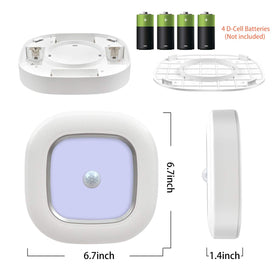 WhitePoplar motion sensor ceiling light in garage with automatic lighting