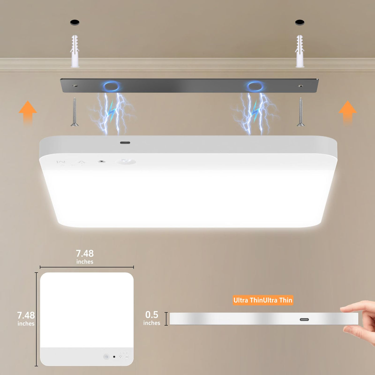 WhitePoplar screw-mount option provides a permanent fixed install