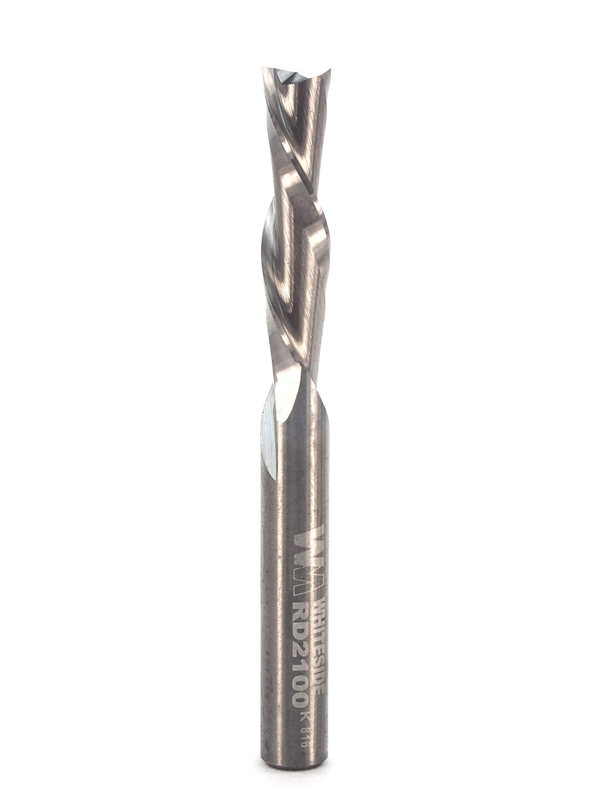 Whiteside RD2100 downcut spiral edge improves top surface finish.