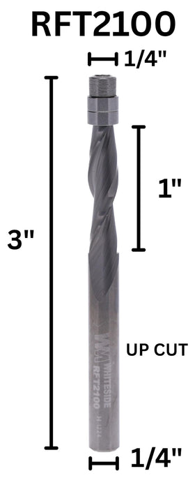 Whiteside RFT2100 double bearing pilot for stable routing