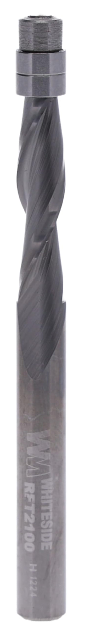 Whiteside RFT2100 spiral flush trim bit for precise hardwood finishing