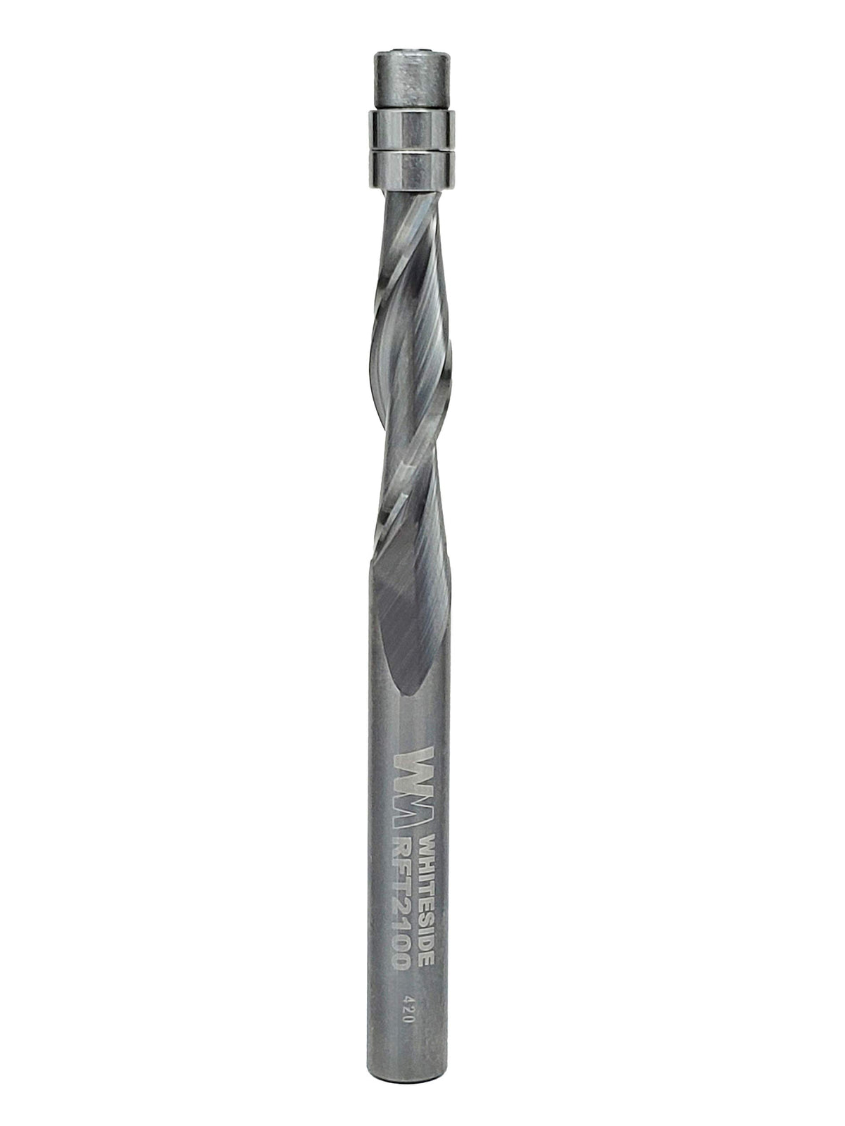Whiteside RFT2100 template following flush trim for intricate designs
