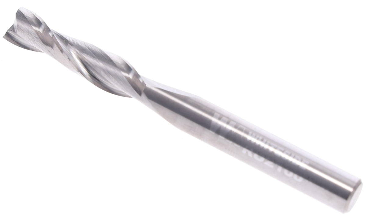 Whiteside RU2100 spiral upcut plunging capability in action for grooves