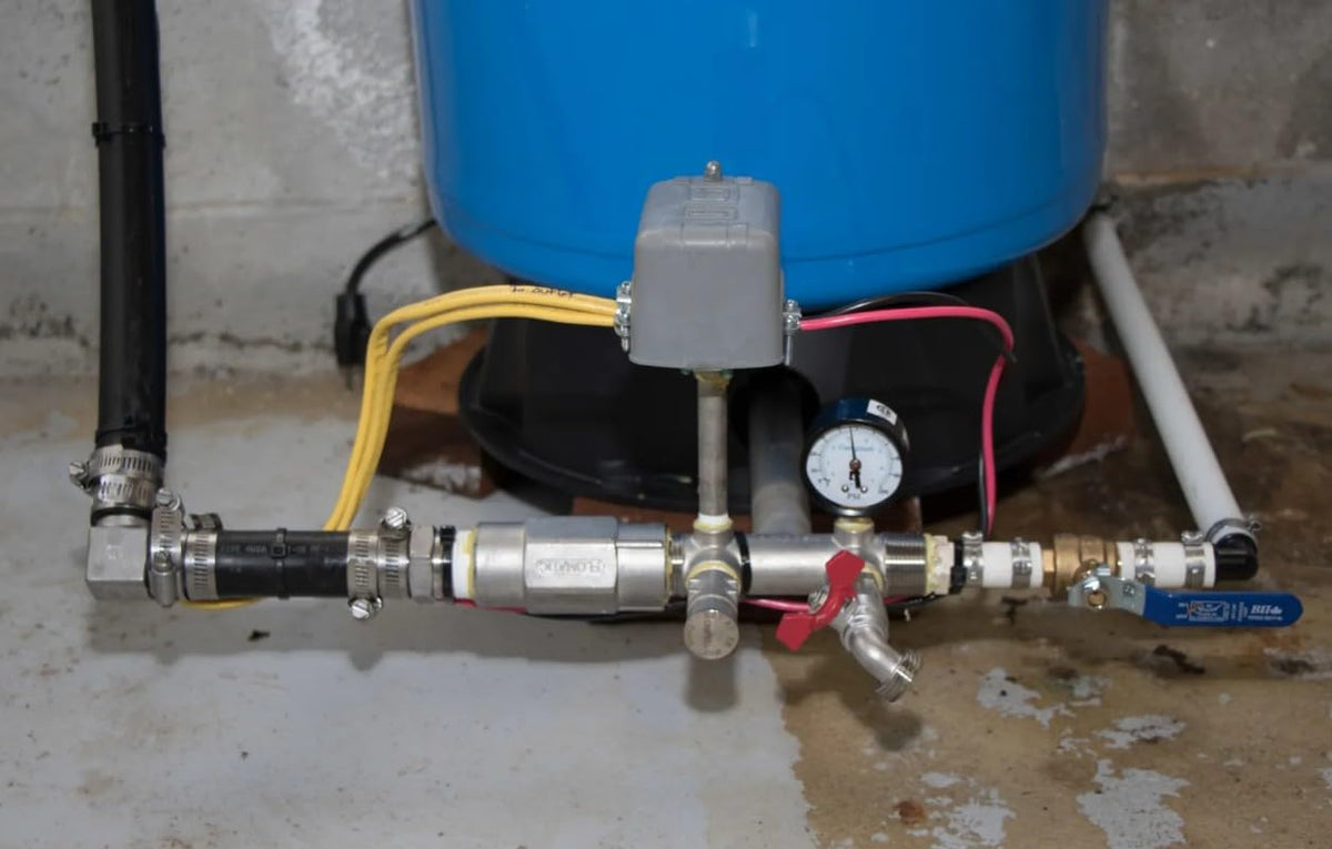 WHK well pump setup with this switch enables steady water pressure