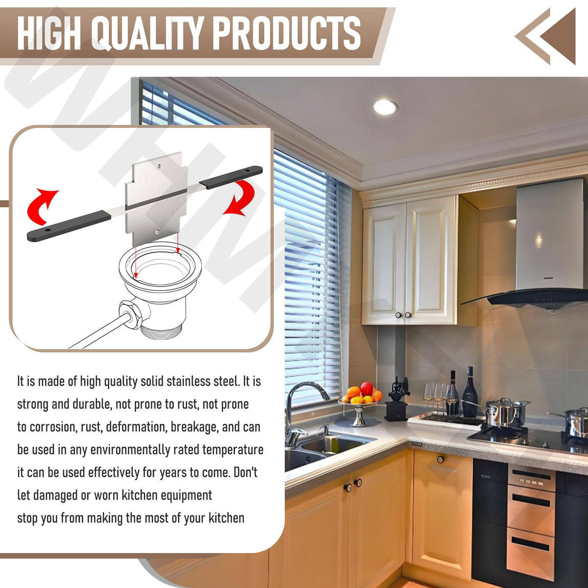 WHMYZHL Waste Drain Tool keeps busy commercial kitchens running smoothly.