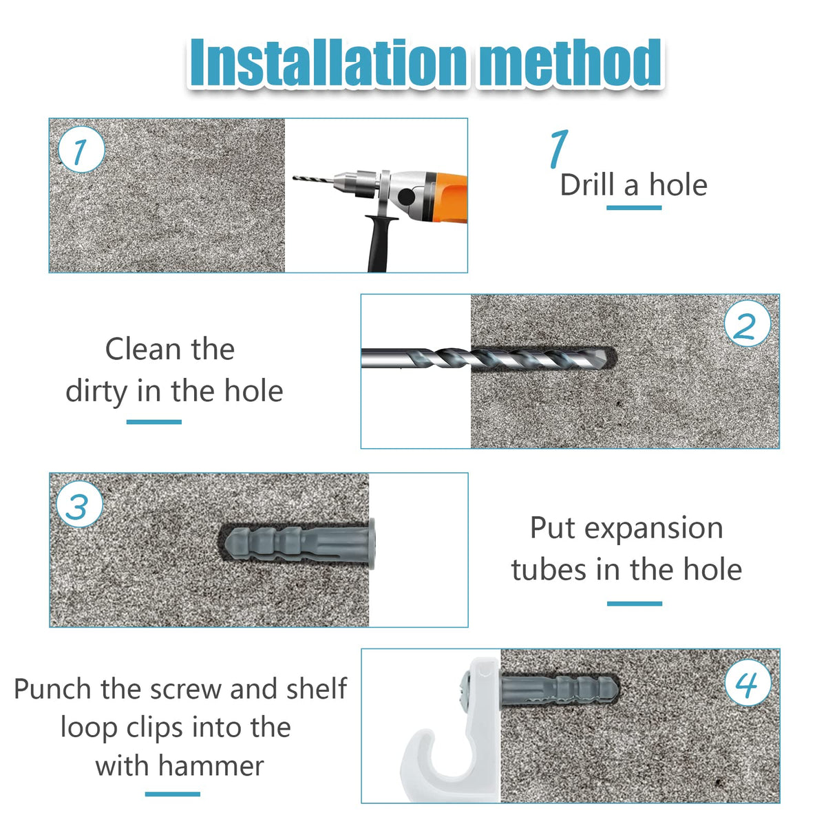 Whumsdog plastic wall clip close-up showing durable design