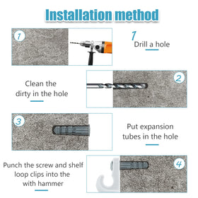 Whumsdog plastic wall clip close-up showing durable design