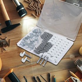 Whumsdog wardrobe organization with clip set for neat shelves