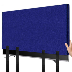 Wibeelee TV Cover Moving 75-Inch Blue protects TV during transport.