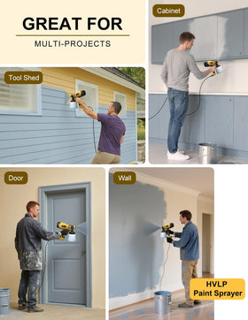 WIBENTL Paint Sprayer cleaning joints to prevent clogs