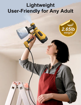 WIBENTL Paint Sprayer easy tool-free assembly in seconds