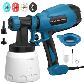 WIBENTL paint sprayer with horizontal pattern for smooth wall coverage