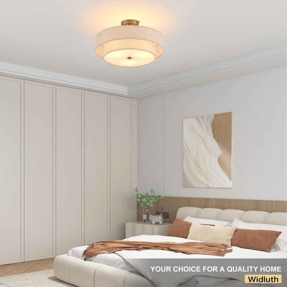 Widluth three E26 sockets enable customizable brightness
