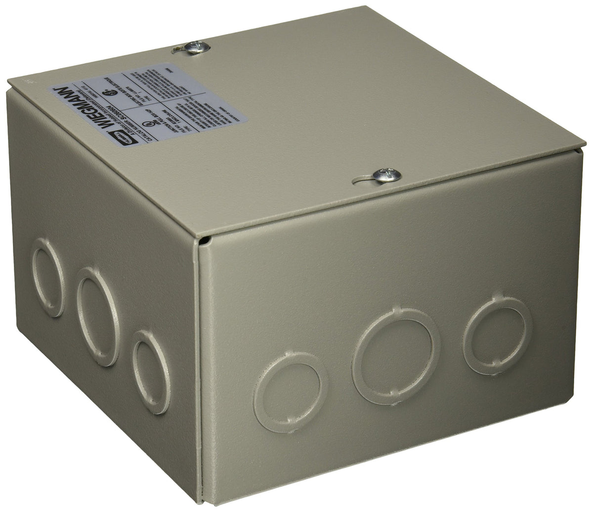 Wiegmann SC060604 pull box with knockouts for durable commercial wiring junctions