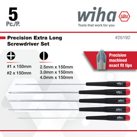 Wiha 26192 tip-profile labeled handle for quick tip selection.