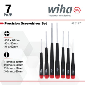 Wiha Phillips #0 precision screwdriver for delicate components and boards