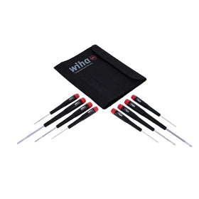 Wiha 26199 screwdriver set with precise slotted and Phillips tips for accurate fits