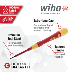 Wiha 32085 VDE safety rating emblem signals high voltage protection