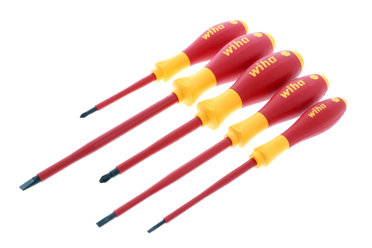 Wiha 32091 insulated five-piece screwdriver set for safe electrical work
