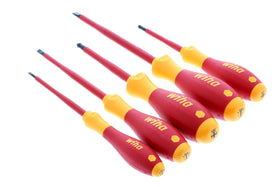 Wiha 32091 insulated slotted blades in common sizes for precise fits