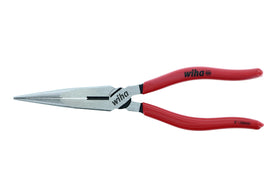 Wiha 32621 long-nose pliers with cutters for precise cable gripping.