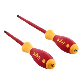 Wiha 33580 SoftFinish handle close-up showing comfortable grip