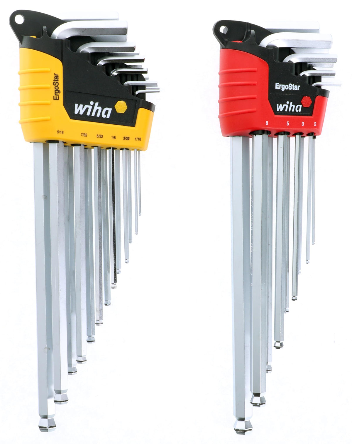 Wiha 66992 MagicRing ball-end hex L-key set in ProStar holder for quick access