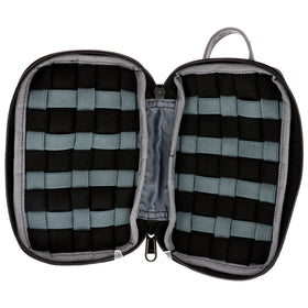 Wiha 91472 Cordura zipper pouch front view, rugged tool organization