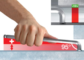 Wiha chamfered ends ease fastener engagement and reduce cam-out.