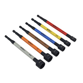Wiha color-coded magnetic nut setter 7/16-inch for improved reach in tight spaces