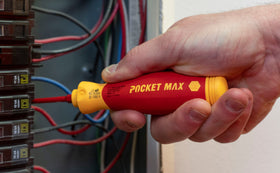 Wiha PocketMax portable tool shown in a pocket for portability