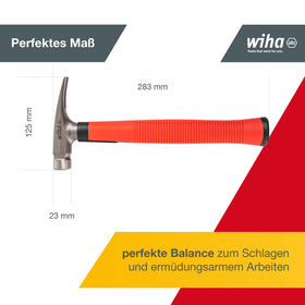 Wiha SB846300E flat claws help remove nail clips quickly without wall damage.