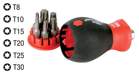 Wiha six-in-one torx bits enabling fast bit changes