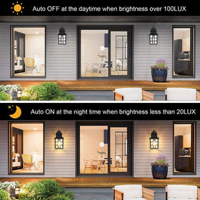 WIHTU dusk-to-dawn sensor closeup boosts energy efficiency at night