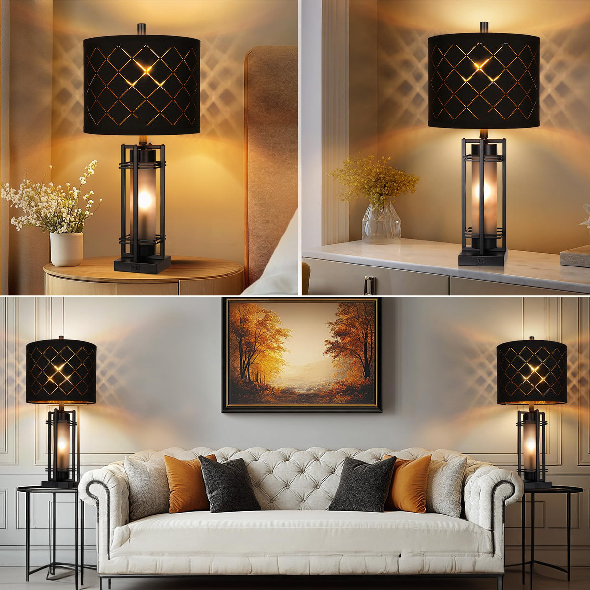 WIHTU amber nightlight provides gentle glow for cozy bedrooms.