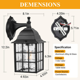 WIHTU open-bottom design allows easy bulb access