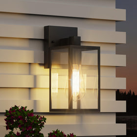 WIHTU outdoor light fixture wall mount illuminates your porch with reliable weatherproof brightness.
