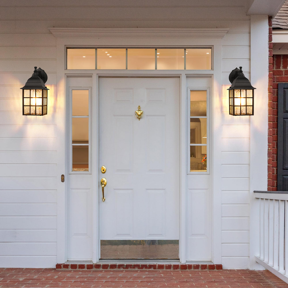 WIHTU porch and garage lighting for enhanced curb appeal