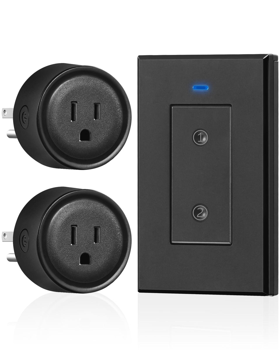 WILAWELS remote-control outlet controller for convenient lamp control from across the room