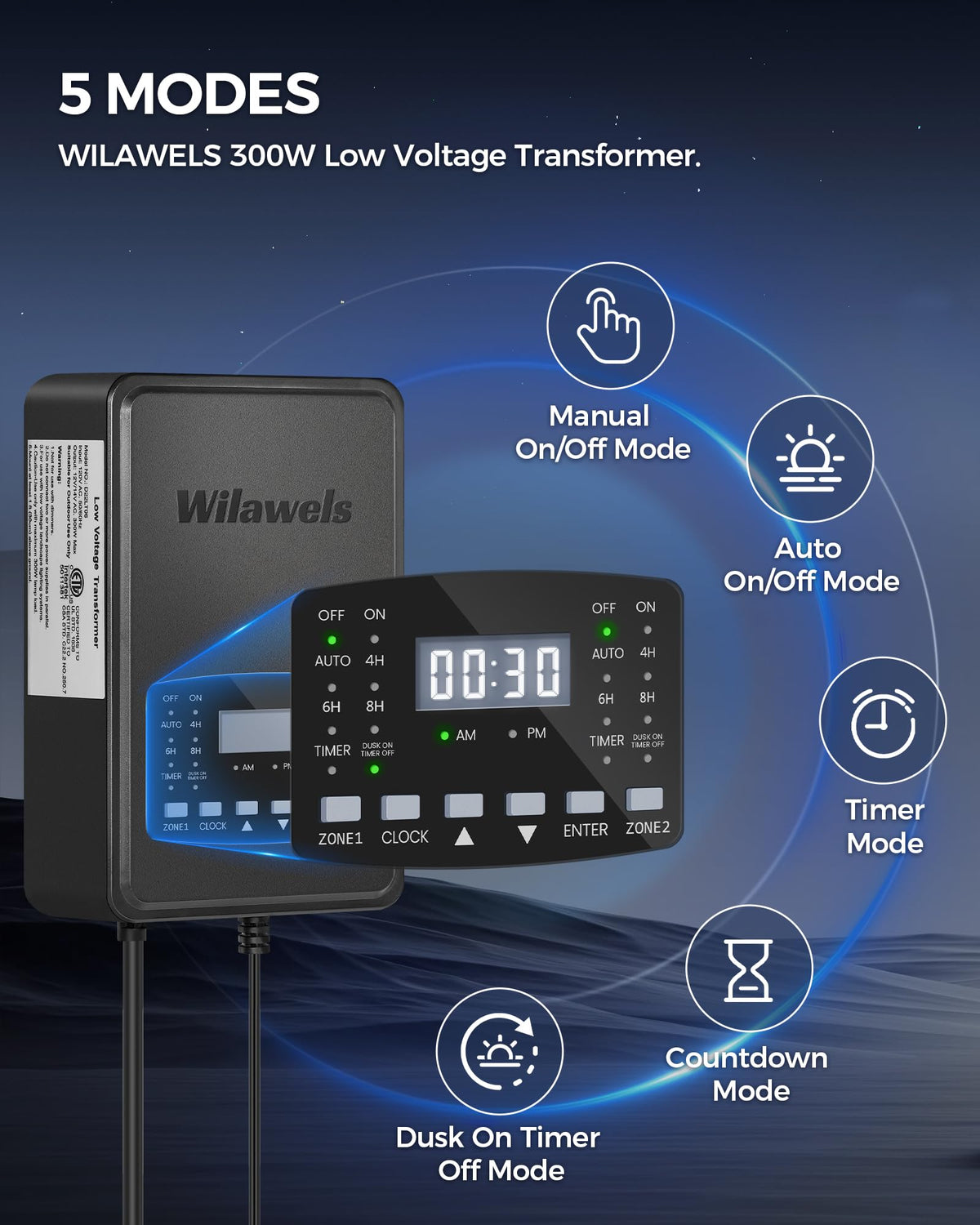 WILAWELS wire connectors layout enables quick DIY setup.