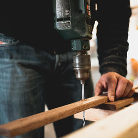WildBossy compatible with benches, handheld, and electric drills.