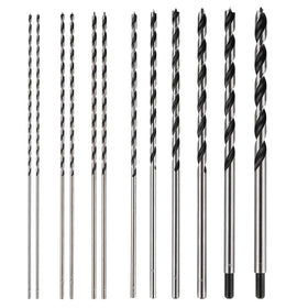 WildBossy extra-long Brad Point drill bits for precise starts and steady drilling.