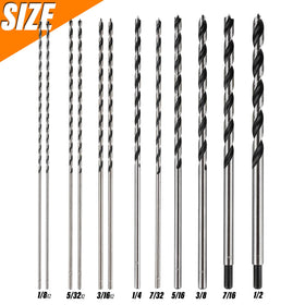 WildBossy HSS/HCS wood drill bits resist wear for clean cuts.
