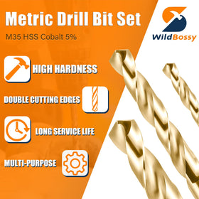 WildBossy M35 cobalt drill bit 2mm for stainless steel and hard metals