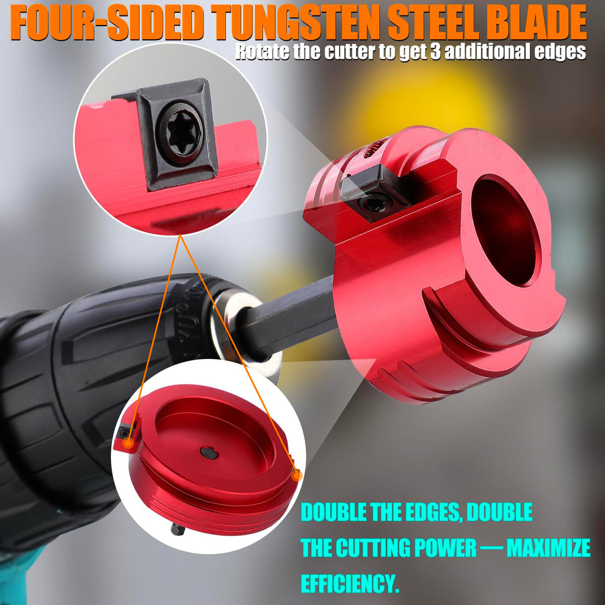 WildBossy reamer kit covers 1/2in to 4in for versatile plumbing.