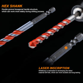 WildBossy water cooling extends drill bit life during use