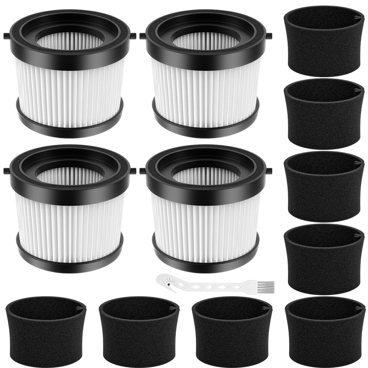 WILERDA DCV5011H HEPA filter for DEWALT DCV501HB improves filtration and airflow.
