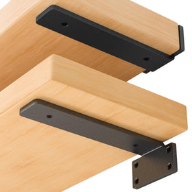 Wildnut 6-inch floating bracket close-up showing hidden mounting for a seamless wall display