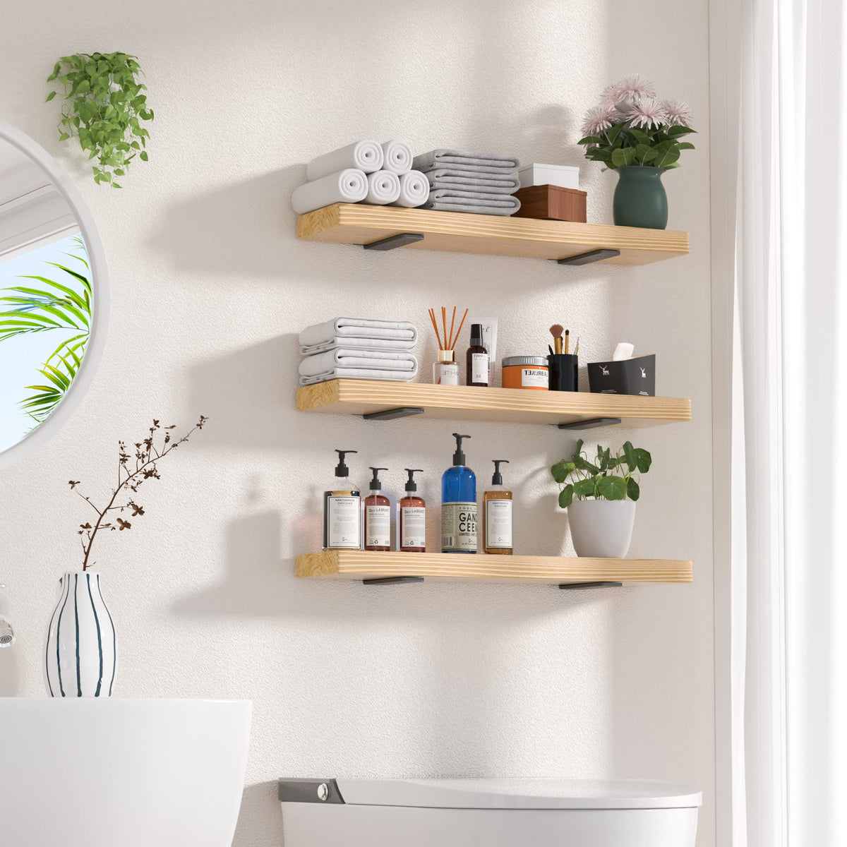 Wildnut study shelf with industrial finish for a contemporary workspace